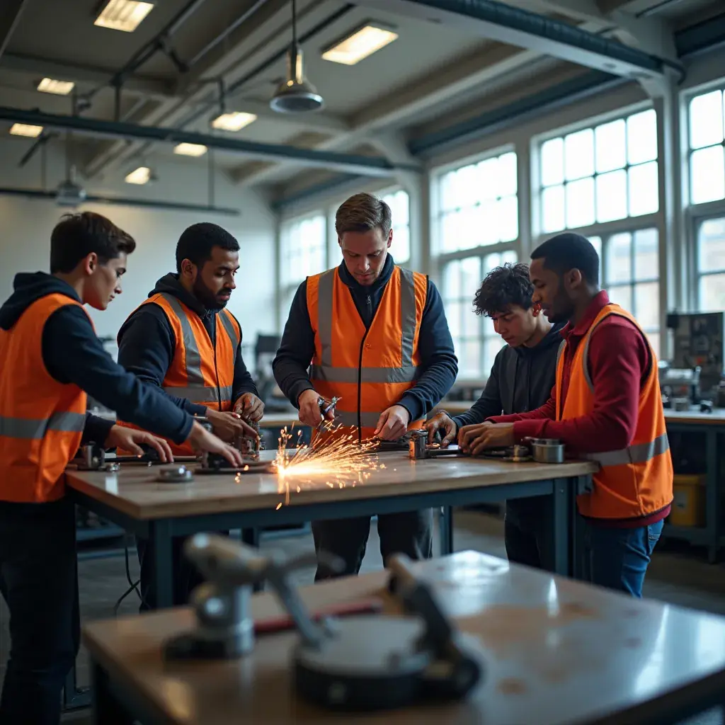 Modern office environment